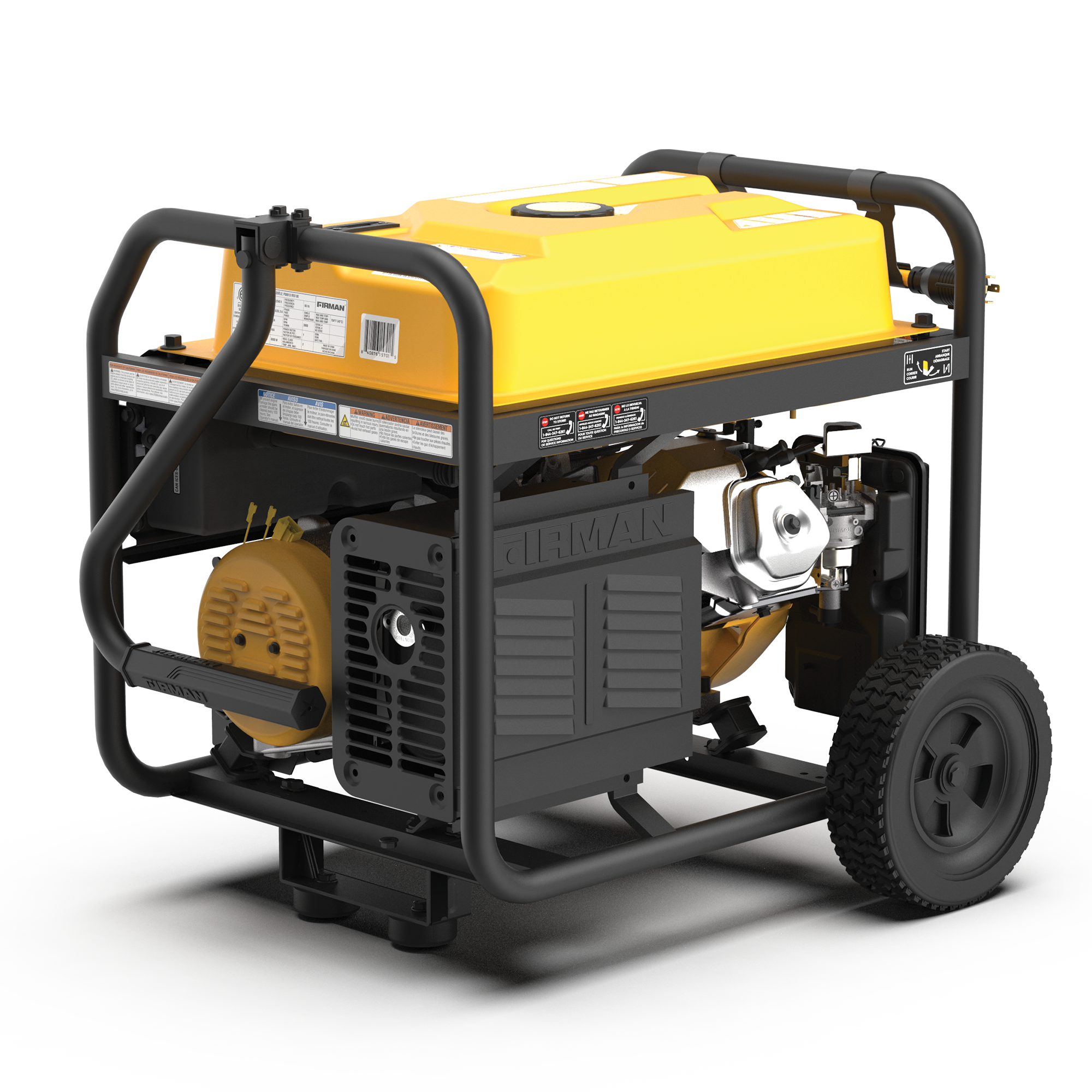 Gas Portable Generator 10000/8000W Remote Start 120/240V with CO alert