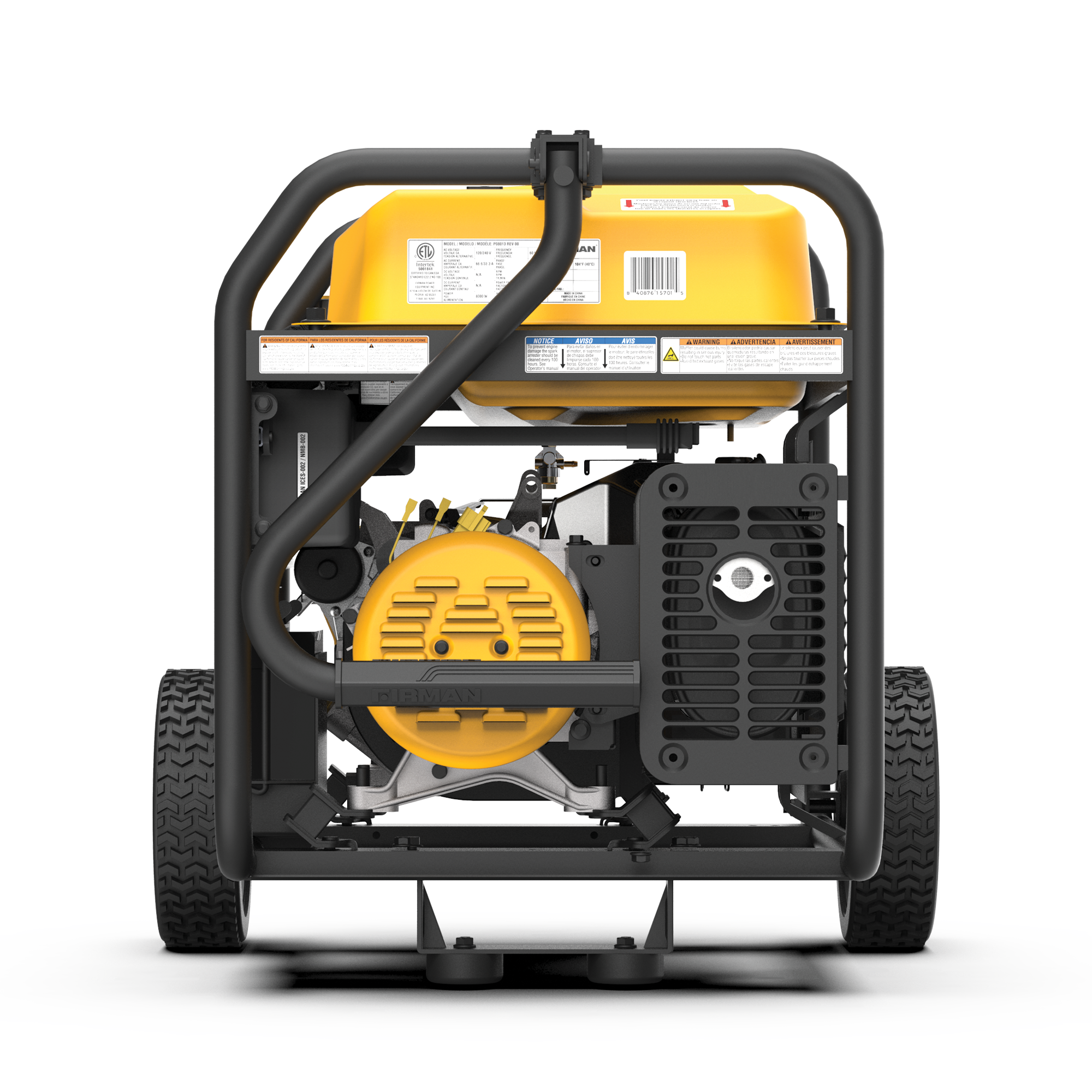 Gas Portable Generator 10000/8000W Remote Start 120/240V with CO alert