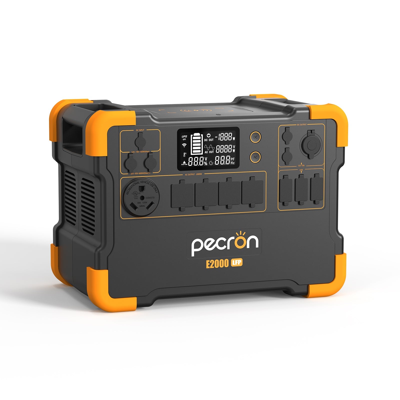 PECRON E2000LFP Expandable Portable Power Station 2000W 1920Wh