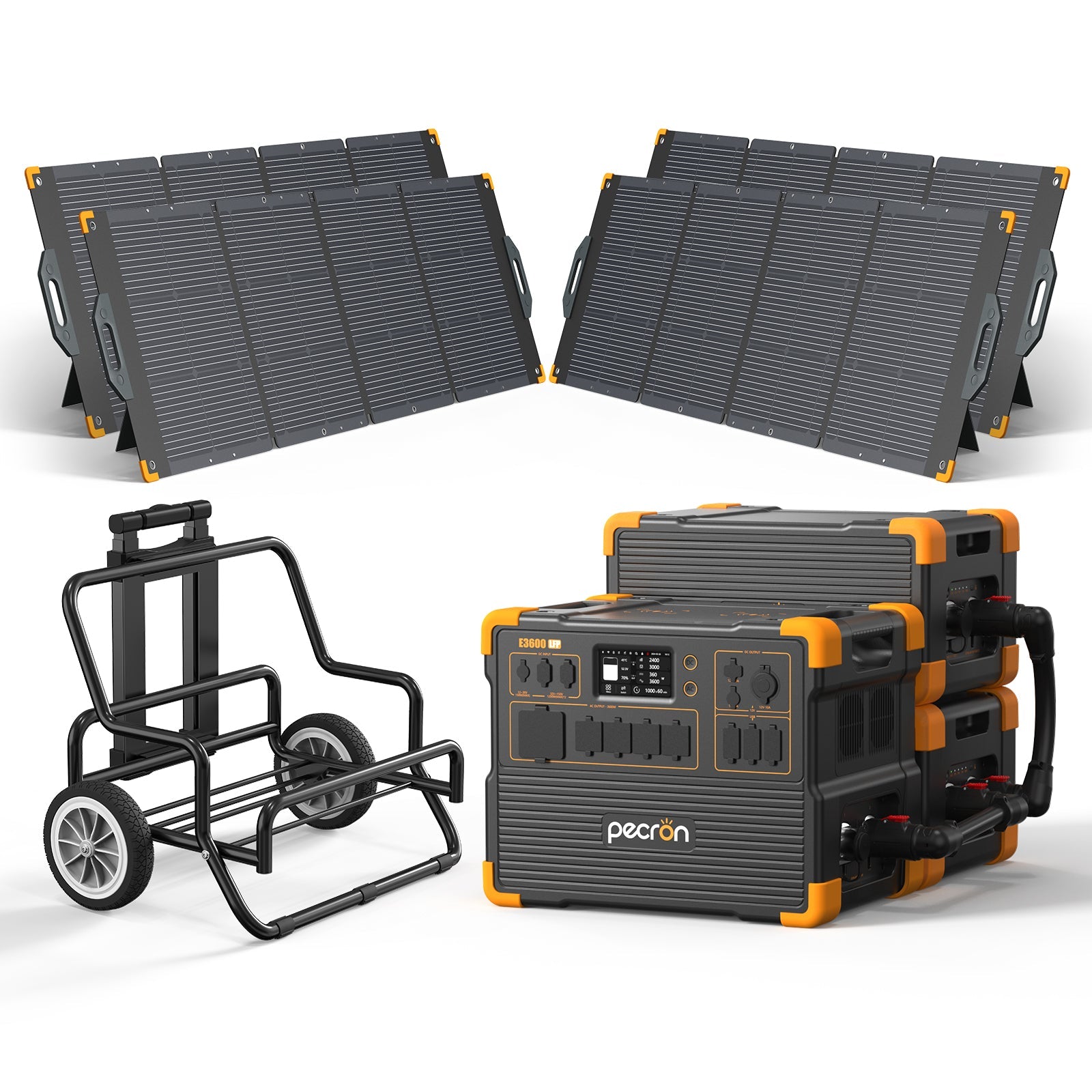 PECRON E3600LFP Portable Power Station 3600W 3072Wh
