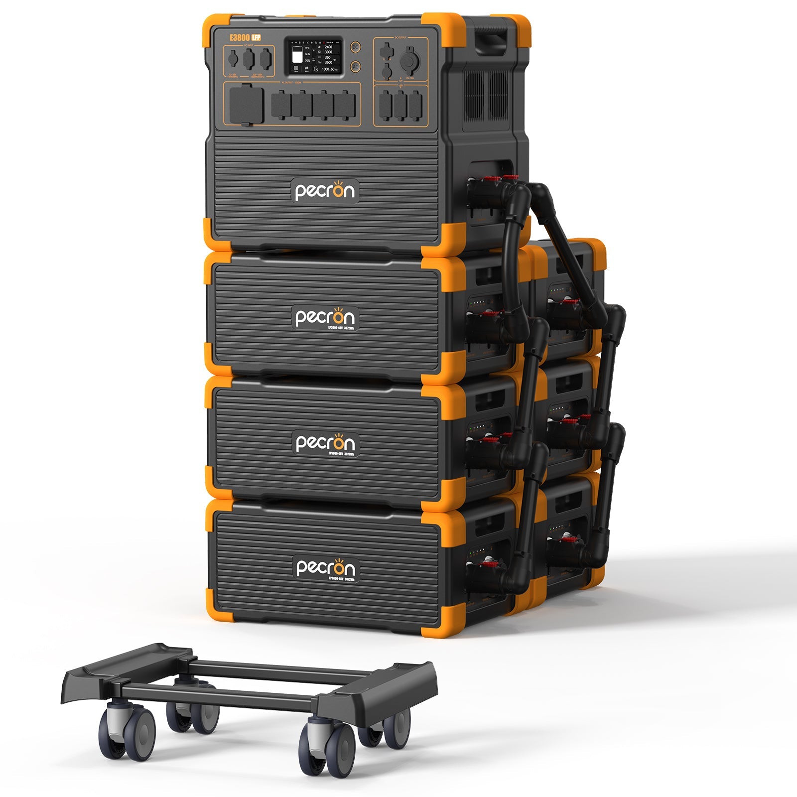 PECRON E3800LFP Portable Power Station 4200W 3840Wh