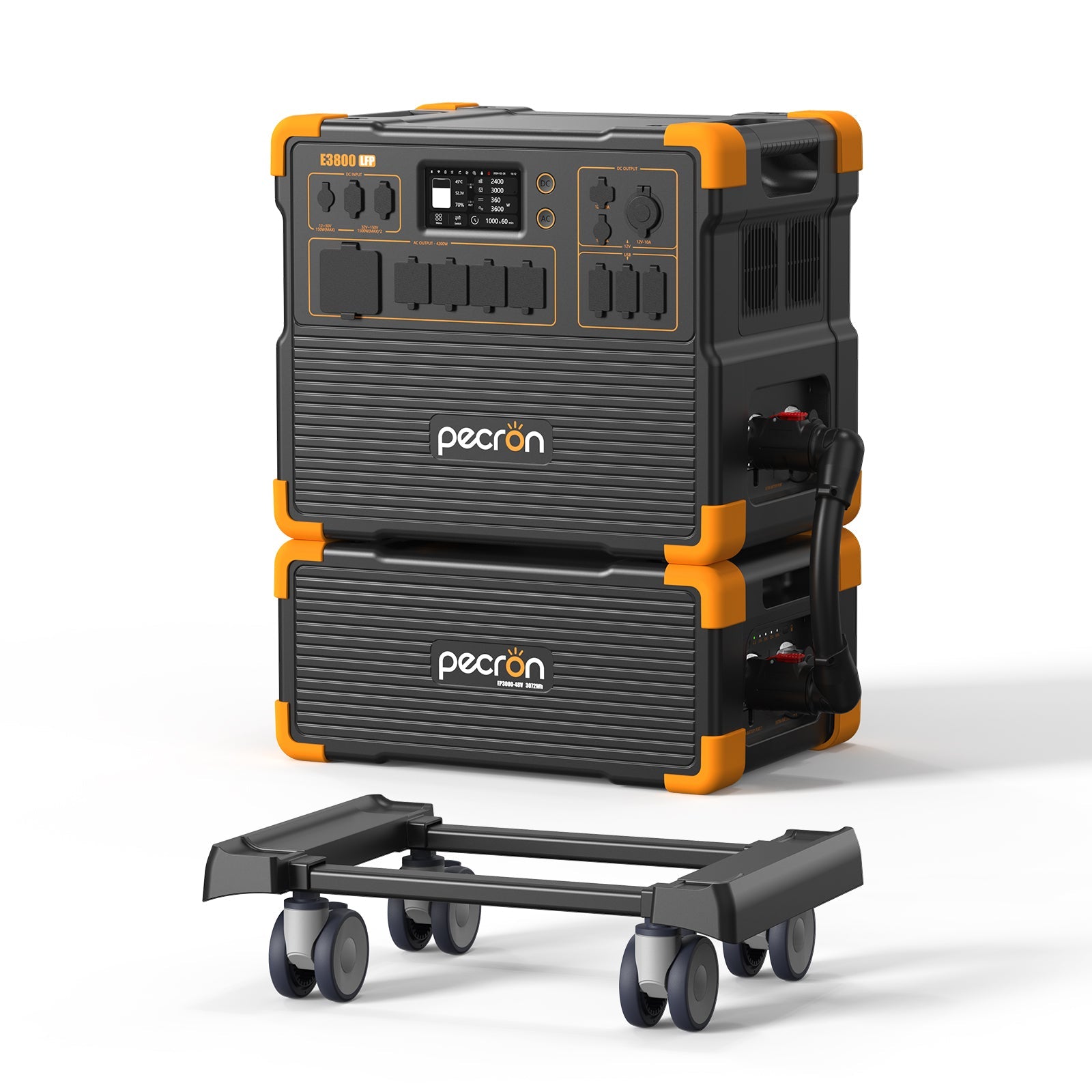 PECRON E3800LFP Portable Power Station 4200W 3840Wh