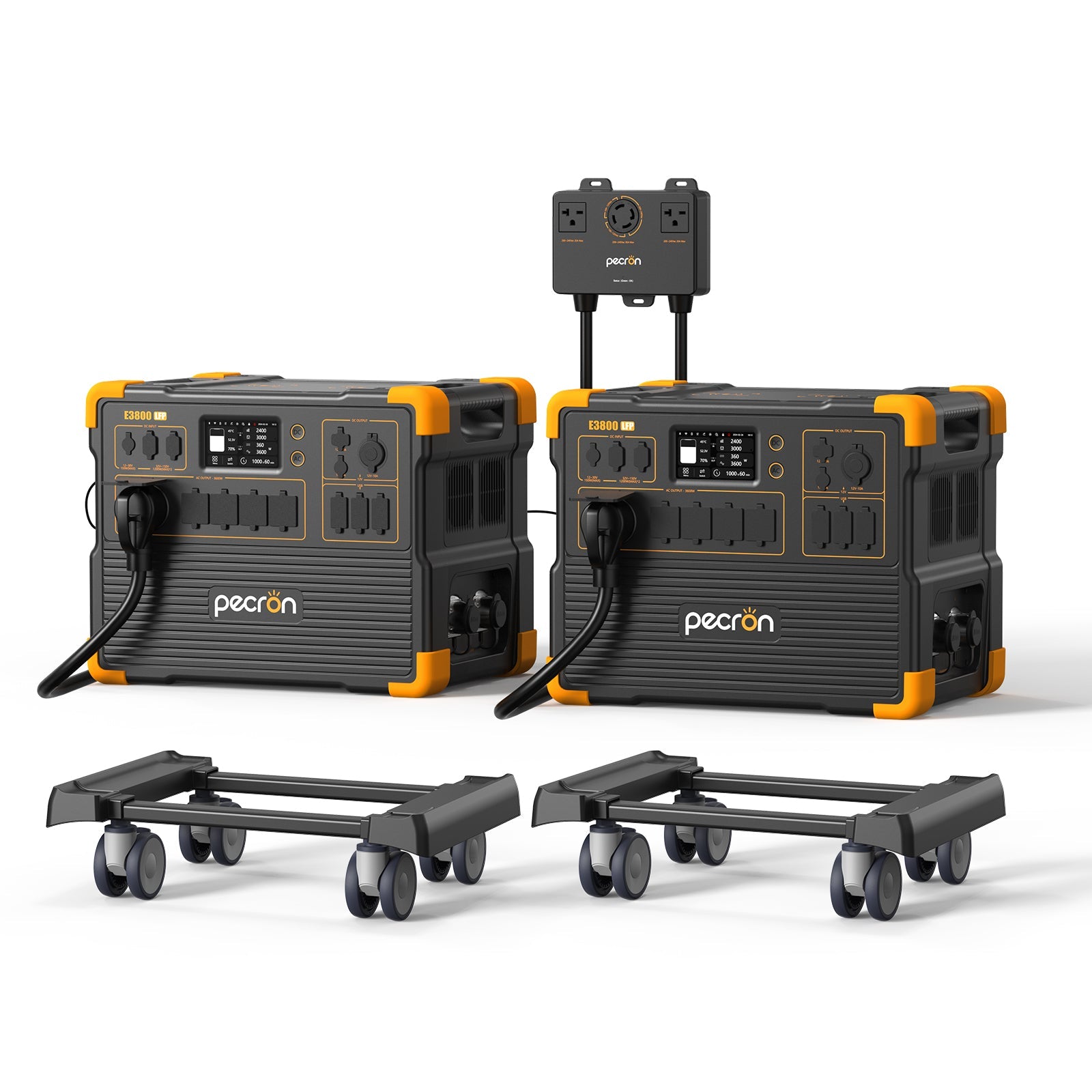 PECRON E3800LFP Portable Power Station 4200W 3840Wh
