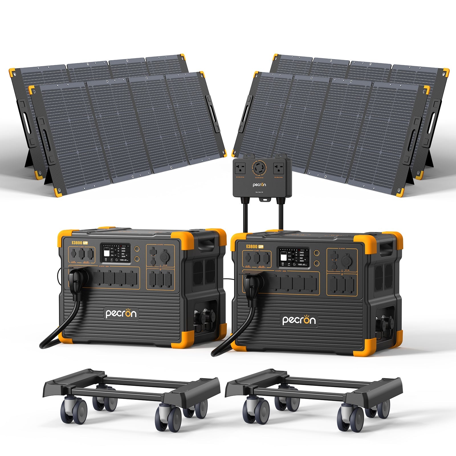 PECRON E3800LFP Portable Power Station 4200W 3840Wh