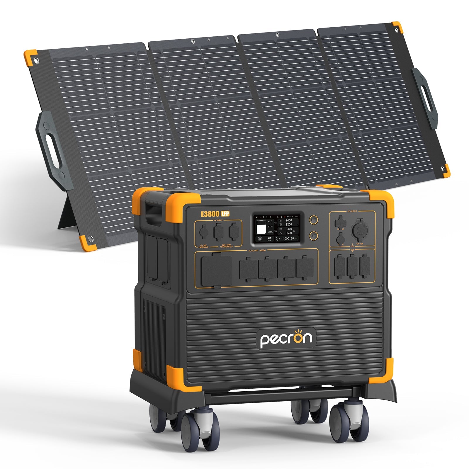 PECRON E3800LFP Portable Power Station 4200W 3840Wh