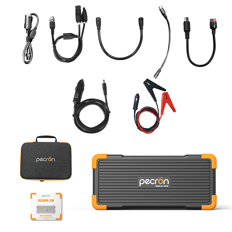 PECRON EB3000-24V  Expansion Battery 3072Wh for E2000LFP ONLY