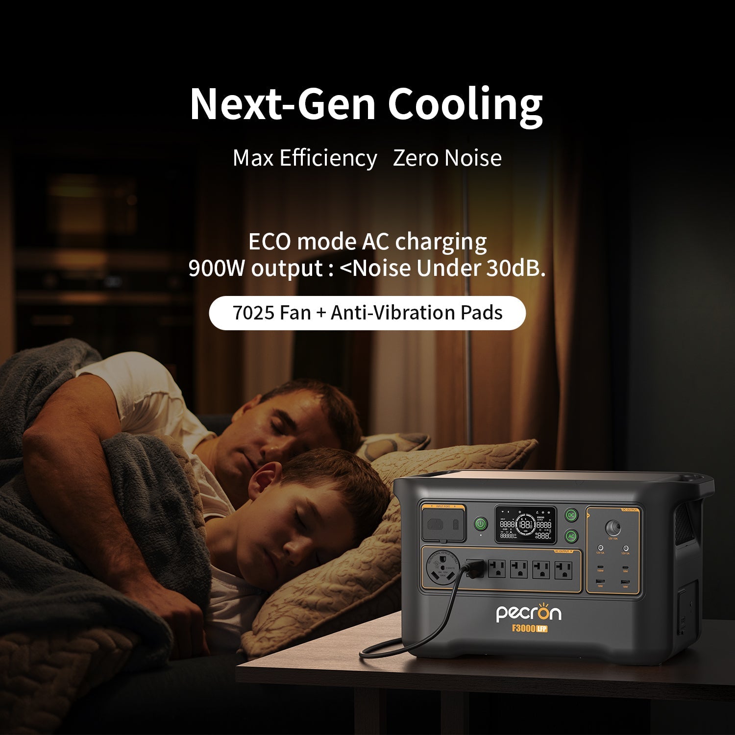 PECRON F3000LFP Portable Power Station 3600W 3072Wh