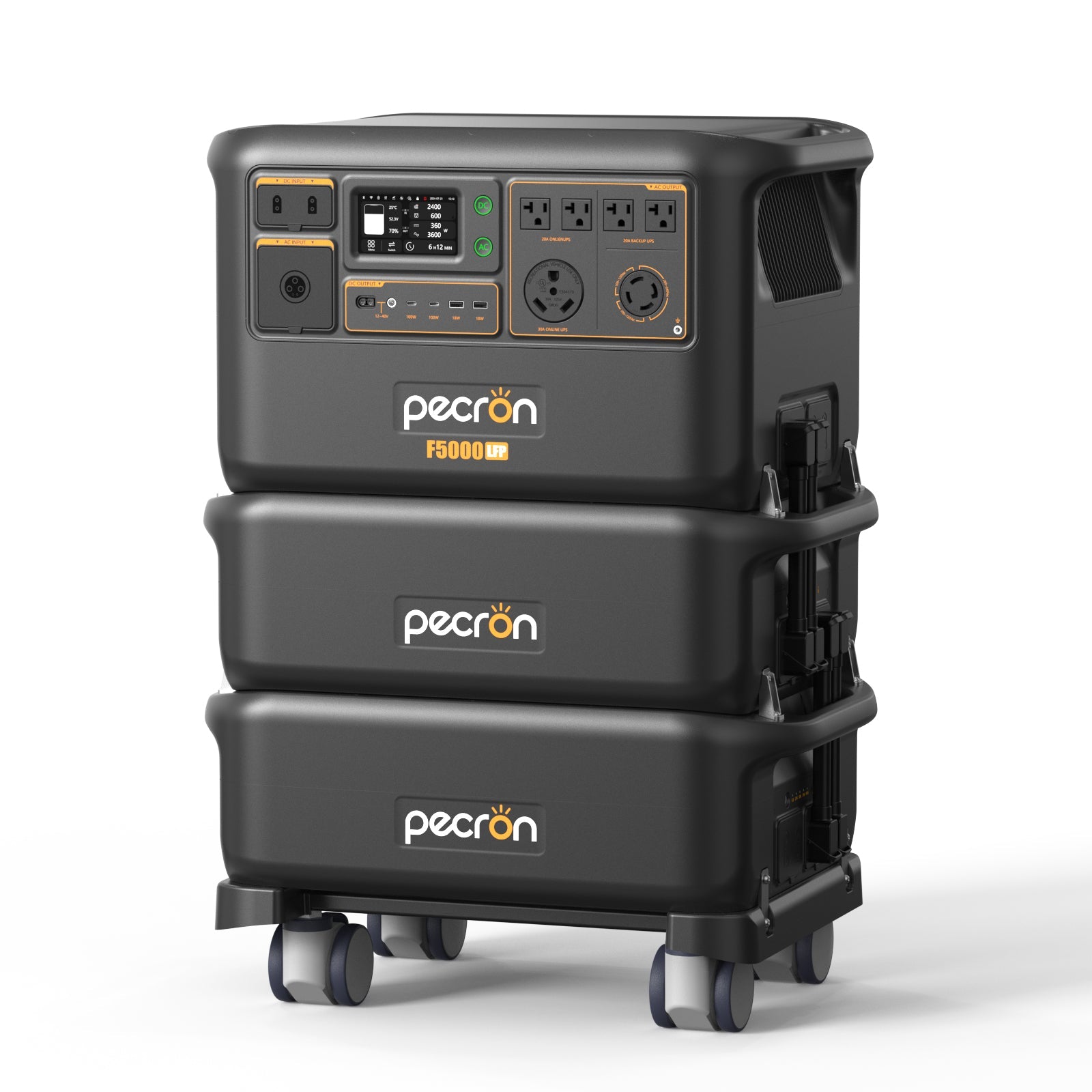 PECRON F5000LFP Portable Power Station 7200W 5120Wh 120V/240V