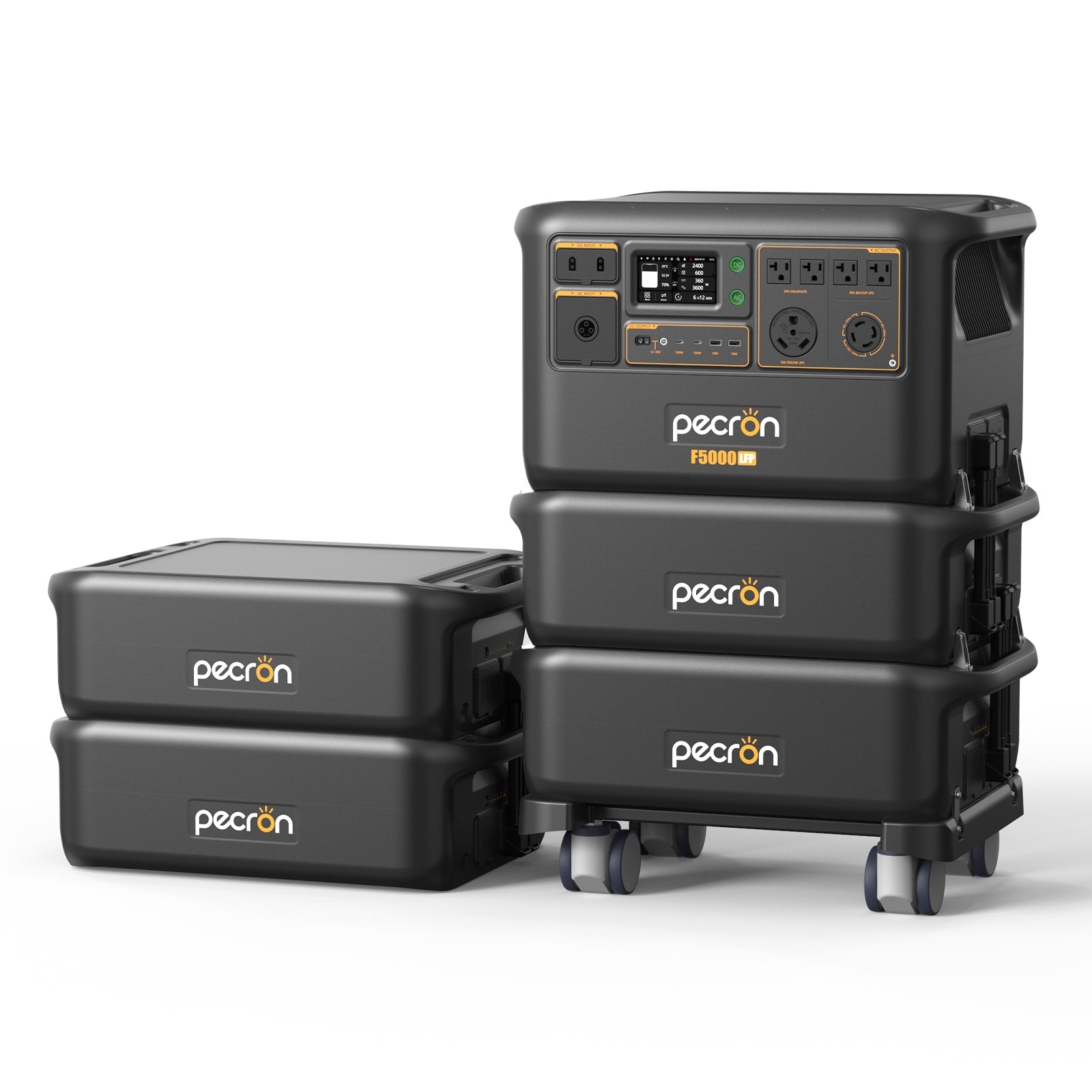 PECRON F5000LFP Portable Power Station 7200W 5120Wh 120V/240V