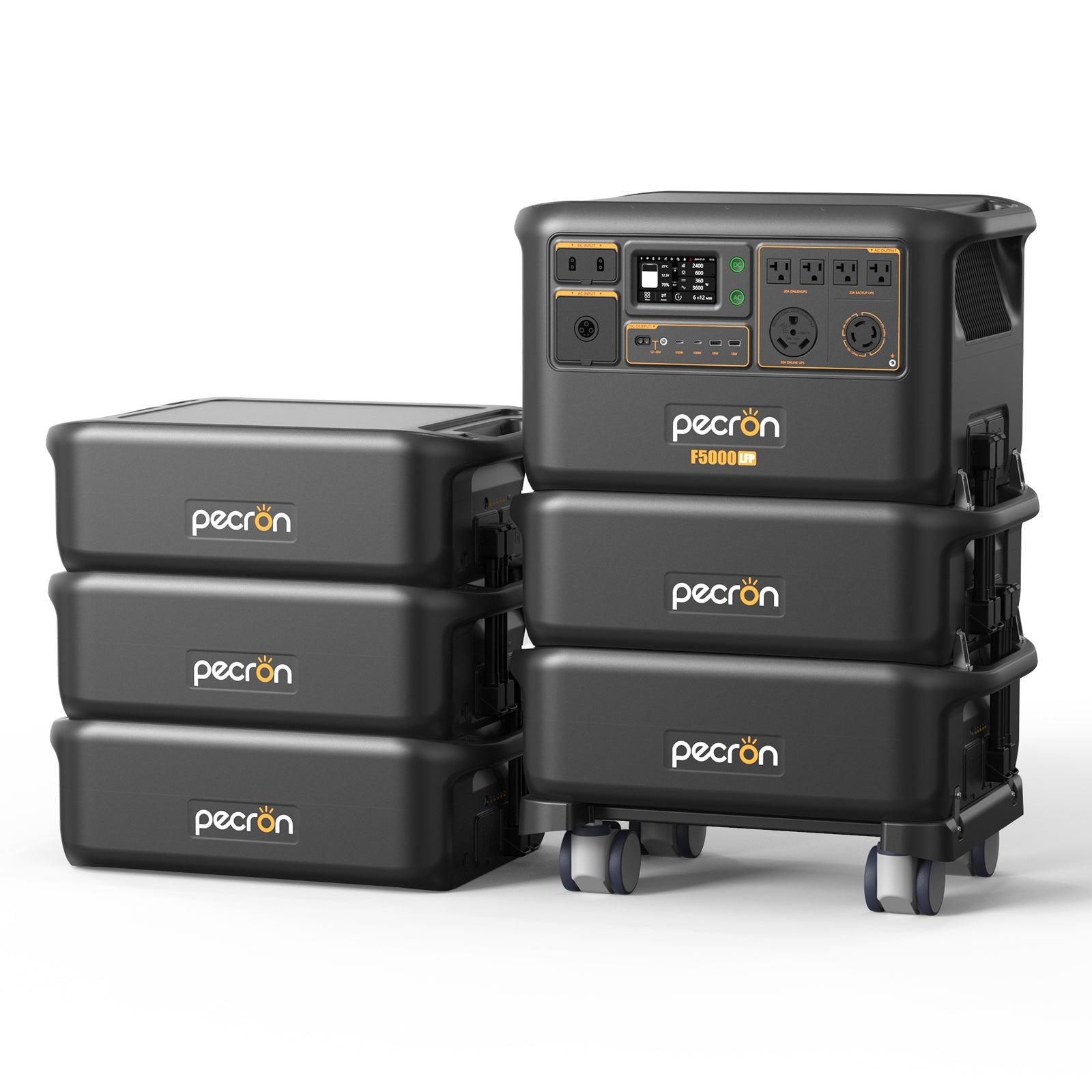PECRON F5000LFP Portable Power Station 7200W 5120Wh 120V/240V