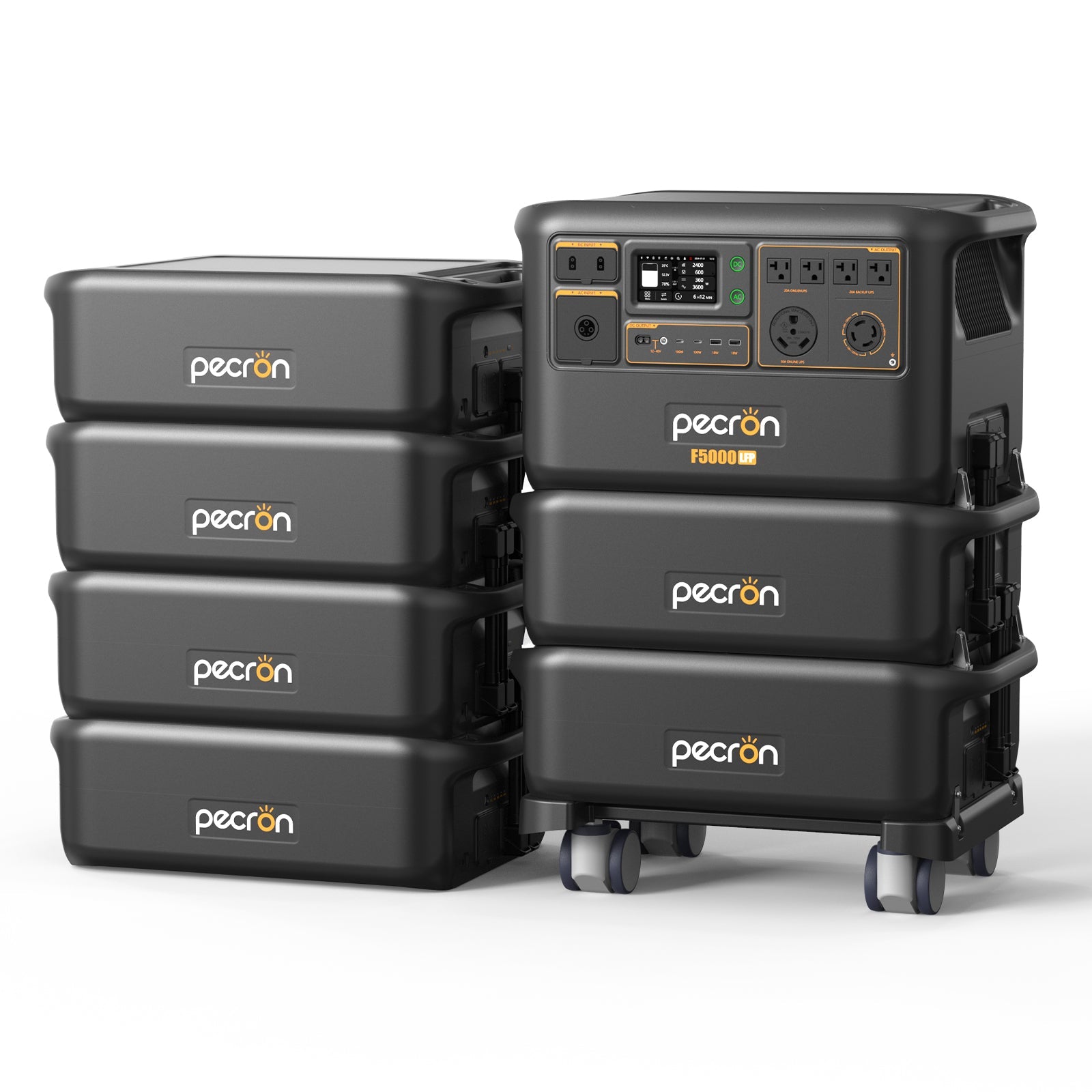 PECRON F5000LFP Portable Power Station 7200W 5120Wh 120V/240V