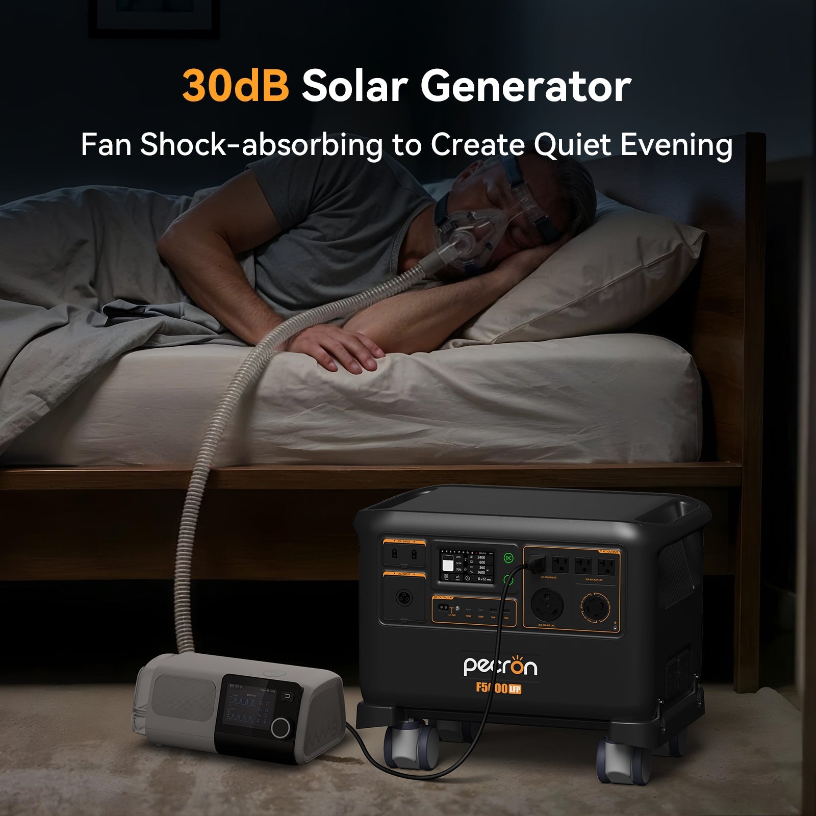 PECRON F5000LFP Portable Power Station 7200W 5120Wh 120V/240V