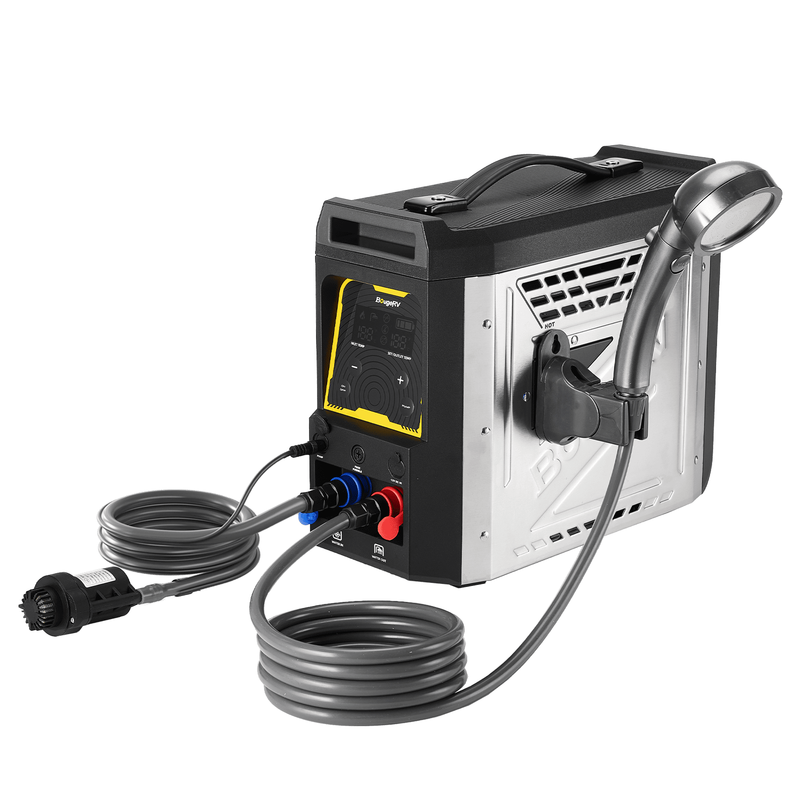 BougeRV Portable Propane Outdoor Camping Water Heater
