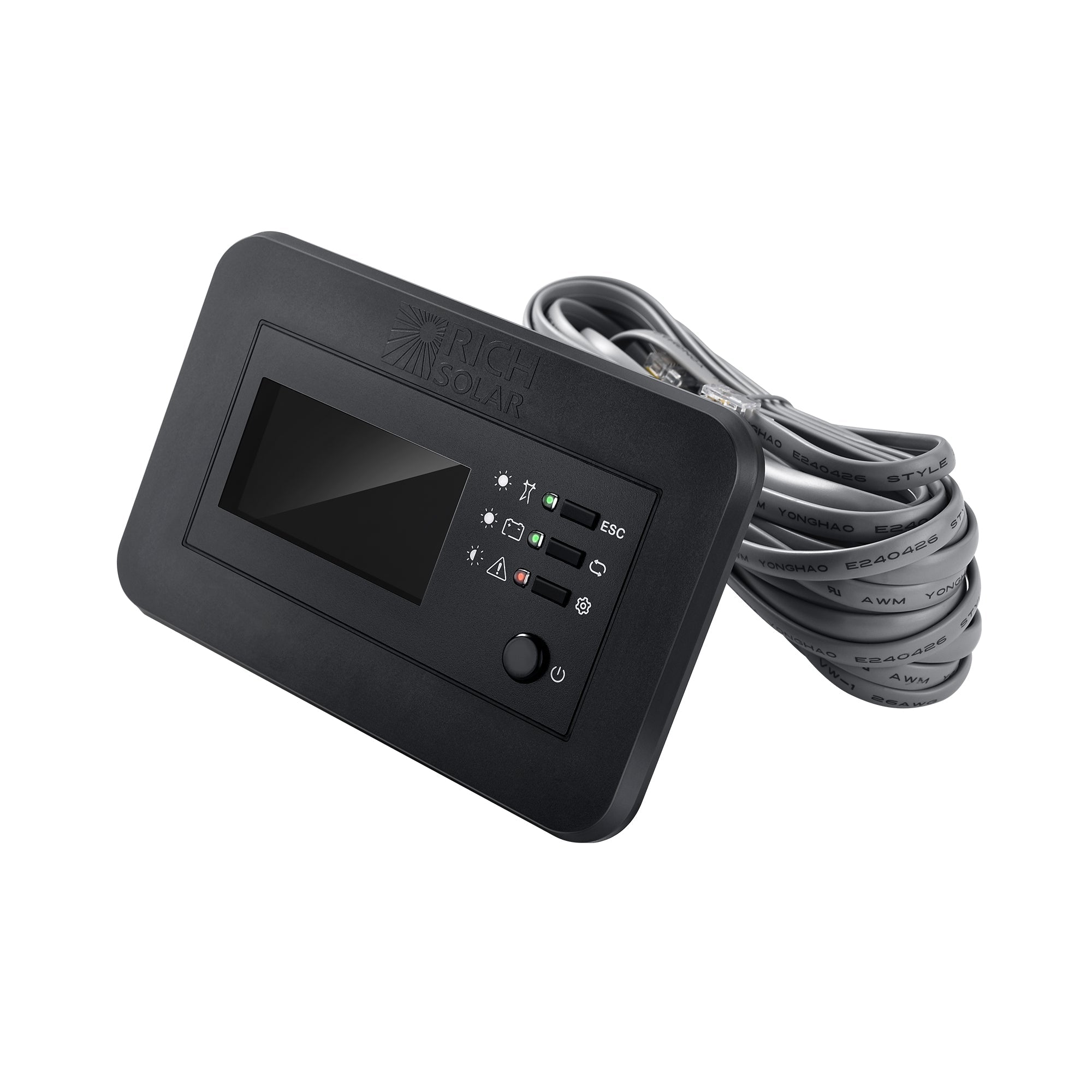 Rich Solar Inverter Remote Controller with LCD | Wall-Mount Meter for NOVA SWITCH & SUPERCHARGER