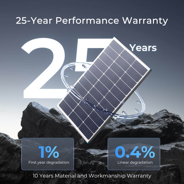 Renogy 100W 12V 16BB N-Type Monocrystalline Solar Panel