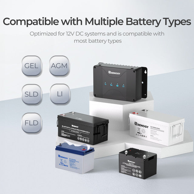 Renogy 12V 50A DC to DC On-Board Battery Charger w/ MPPT