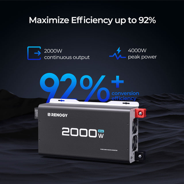 Renogy 2000W 24V Pure Sine Wave Inverter