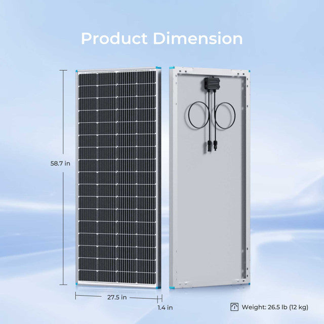 Renogy 200W 12V Monocrystalline Solar Panel