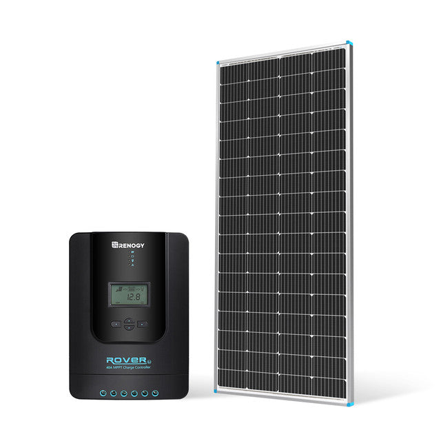 Renogy 200W 12V Monocrystalline Solar Panel w/ 40A MPPT Charge Controller