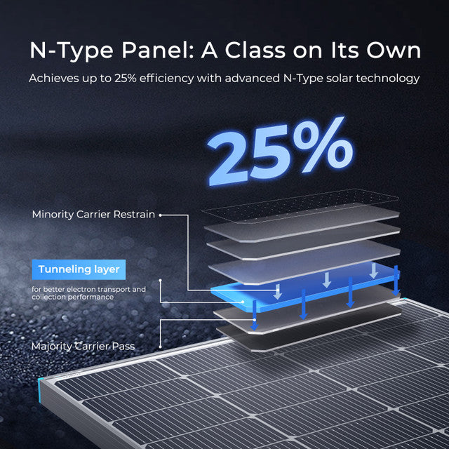 Renogy 250W N-Type Bifacial Solar Panel