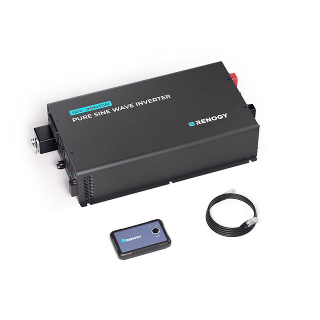 Renogy 3000W 12V Pro Pure Sine Wave Inverter w/ EcoSleep Mode