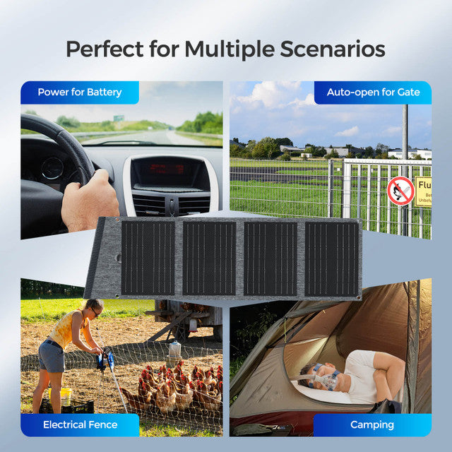 Renogy 30W 12V Portable Monocrystalline Solar Panel