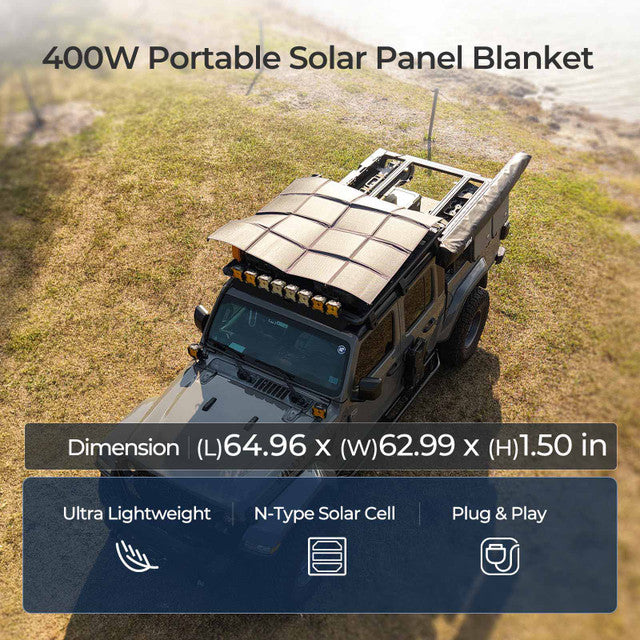 Renogy 400W Portable Solar Blanket
