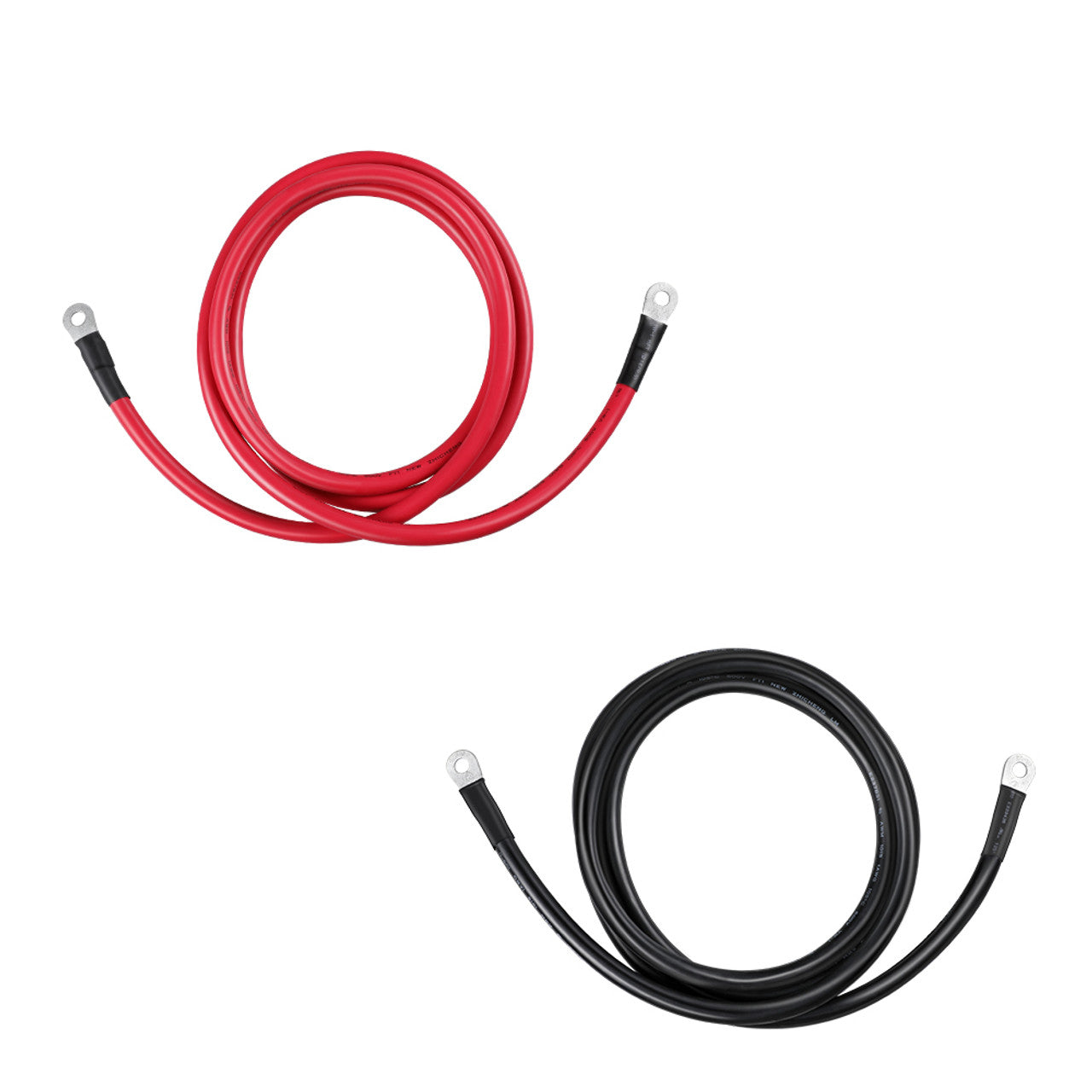 Renogy 5FT 0 AWG Battery Inverter Cables for 3/8 In Lugs