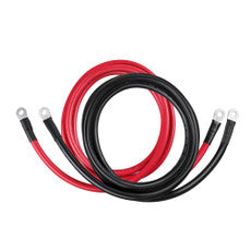 Renogy 5FT 4 AWG Battery Inverter Cables for 3/8 In Lugs