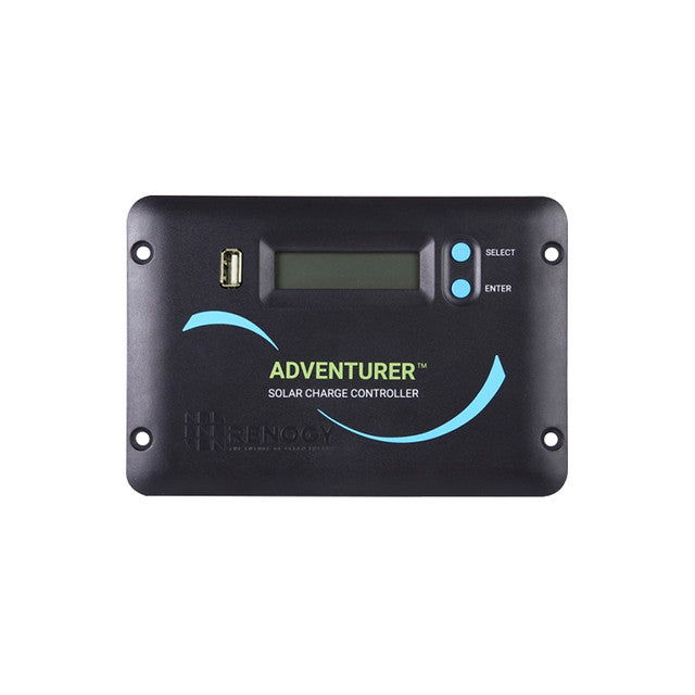Renogy Adventurer Li 30A PWM Flush Mount Charge Controller w/ LCD Display