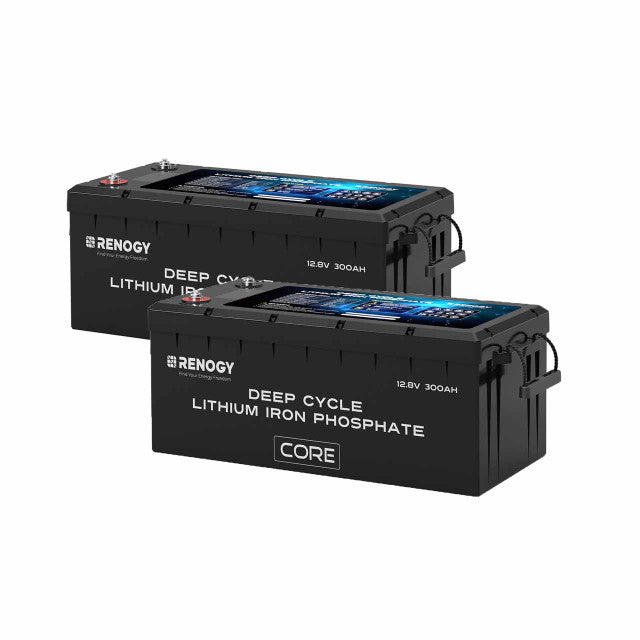 Renogy Core 12V 300Ah Deep Cycle Lithium Iron Phosphate Battery w/ Self Heating