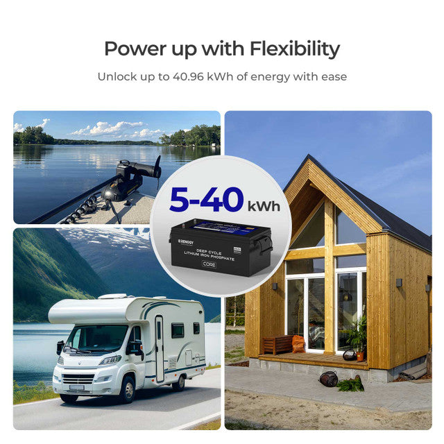 Renogy Core 24V 200Ah Deep Cycle Lithium Iron Phosphate Battery w/ Self Heating