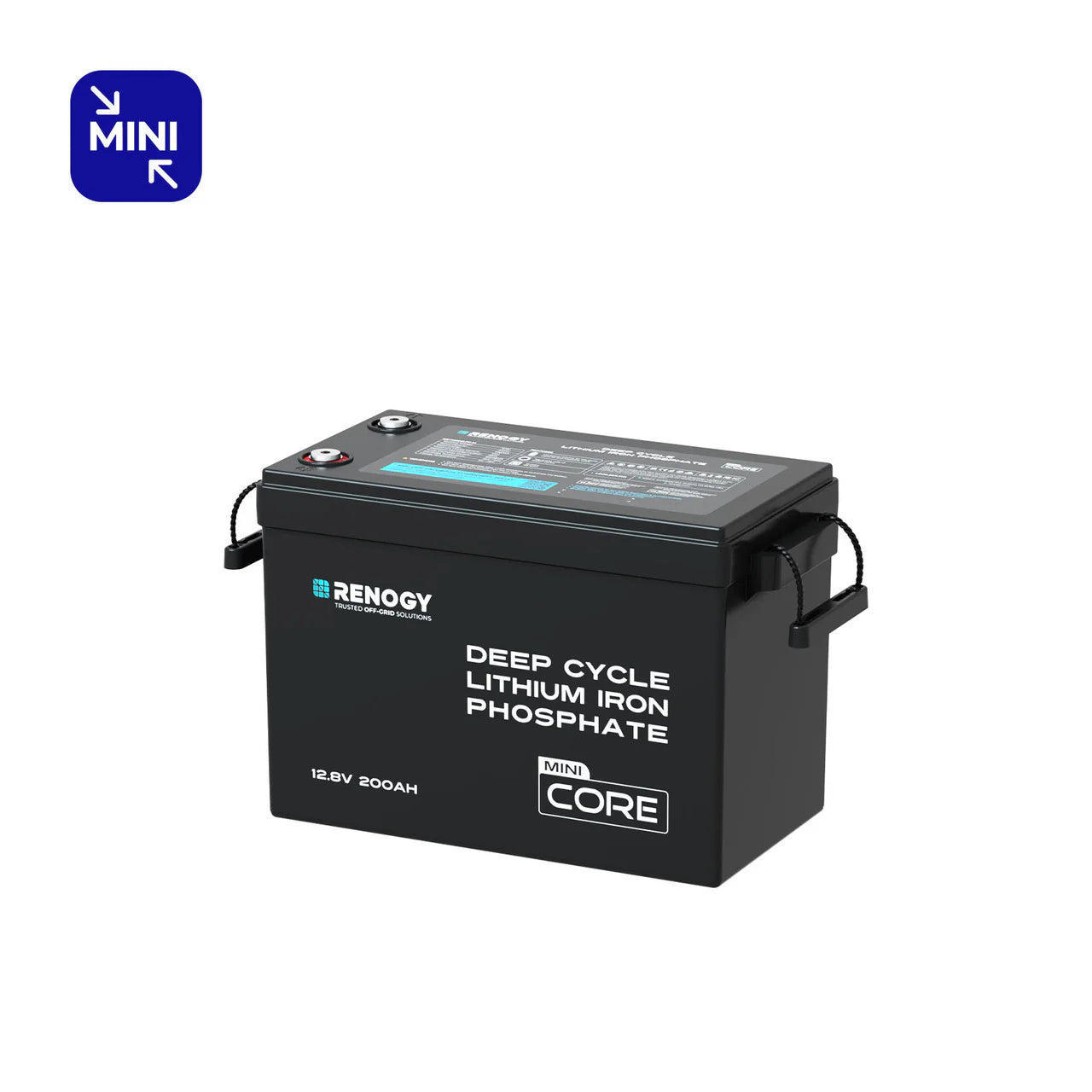 Renogy Core Mini 12V 200Ah LiFePO4 Battery w/ Low Temperature Protection