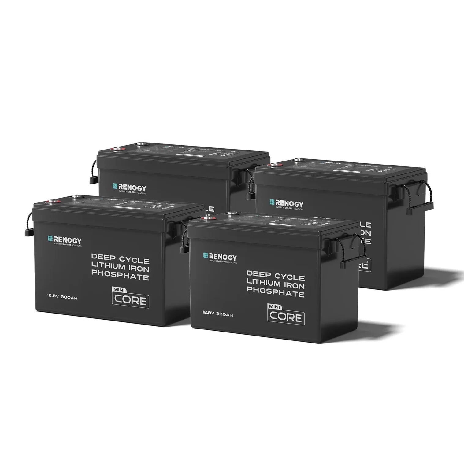 Renogy Core Mini 12V 300Ah Deep Cycle LiFePO4 Battery w/ Low-Temperature Protection
