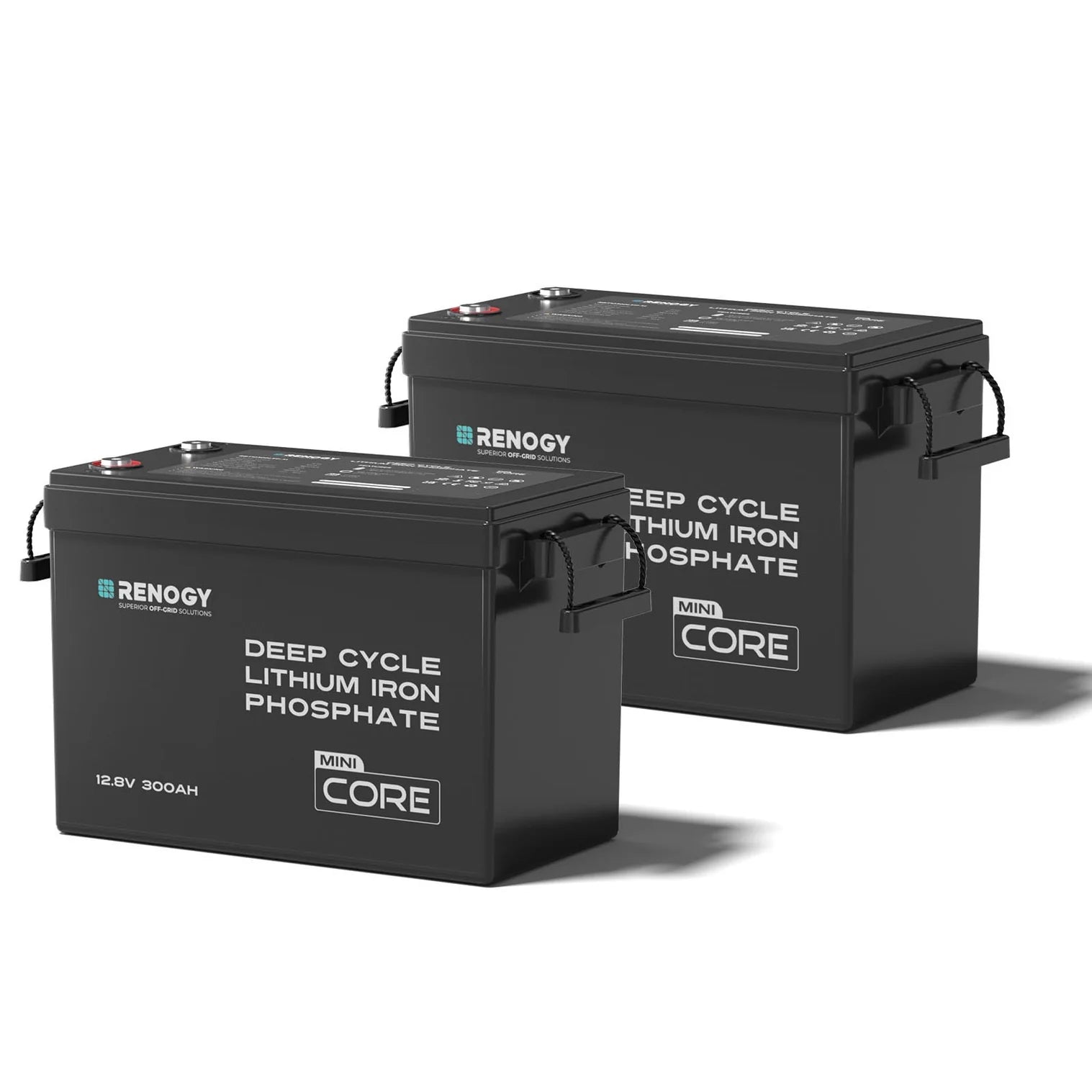 Renogy Core Mini 12V 300Ah Deep Cycle LiFePO4 Battery w/ Low-Temperature Protection