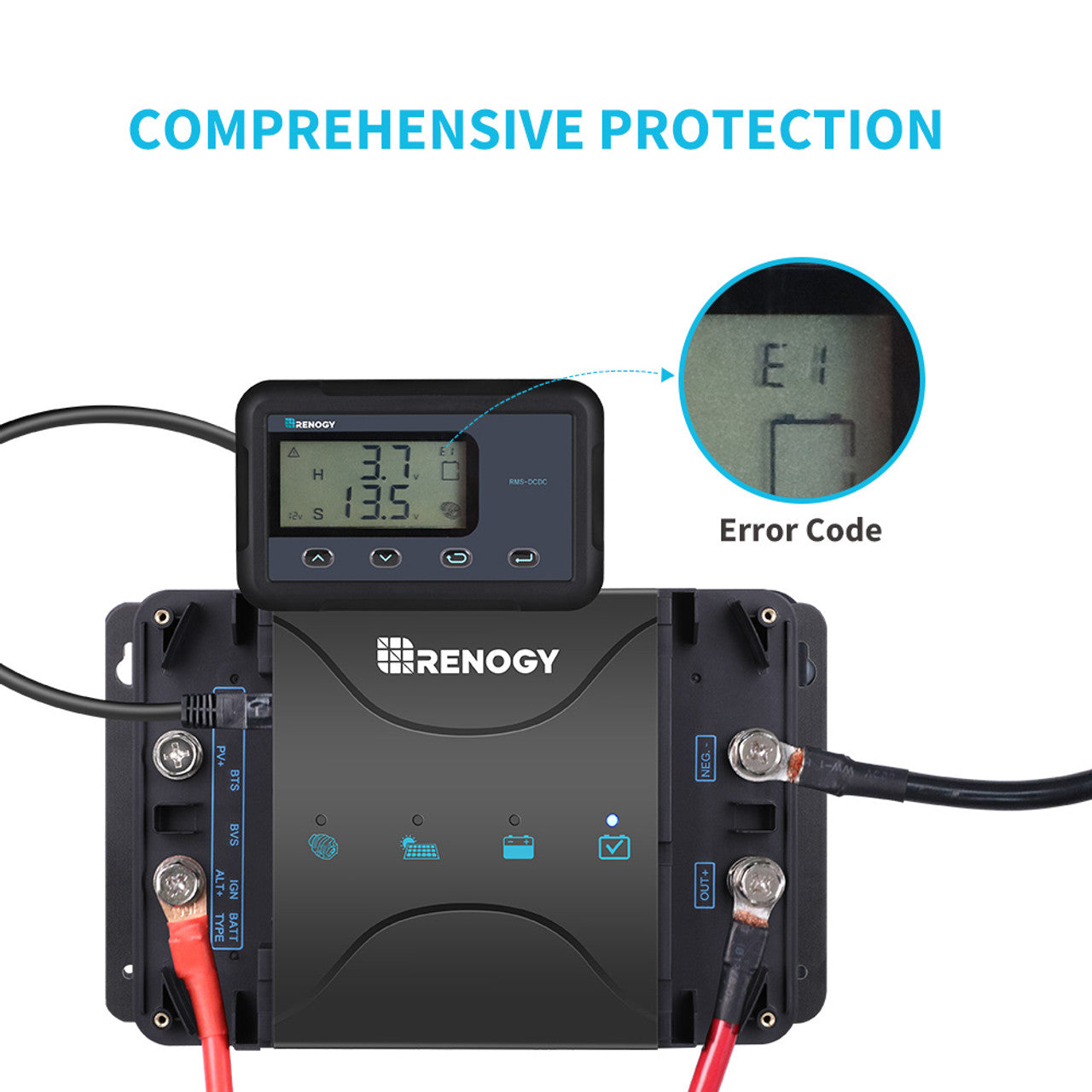 Renogy Monitoring Screen for DC to DC MPPT Battery Charger