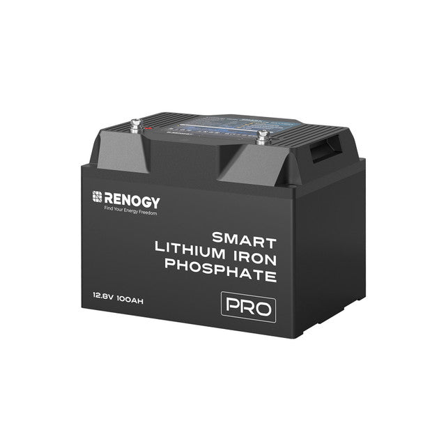 Renogy PRO 12V 100Ah Smart Lithium Iron Phosphate Battery w/Bluetooth & Self Heating