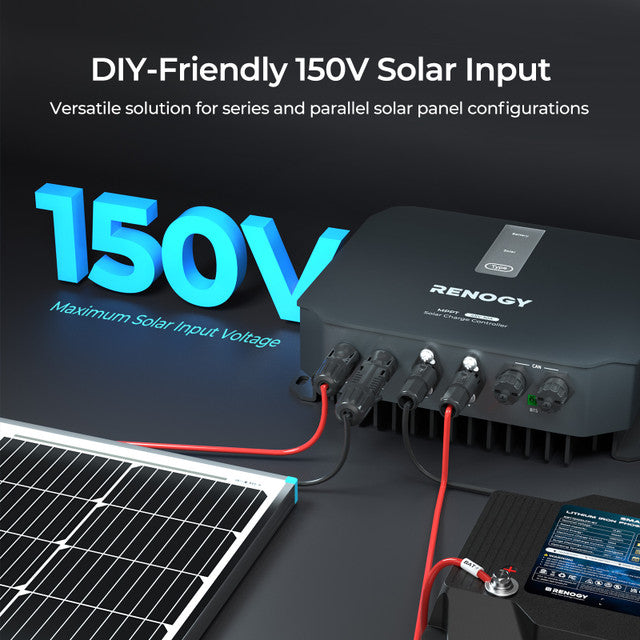 Renogy REGO 12/24/36/48V 30A MPPT Solar Charge Controller
