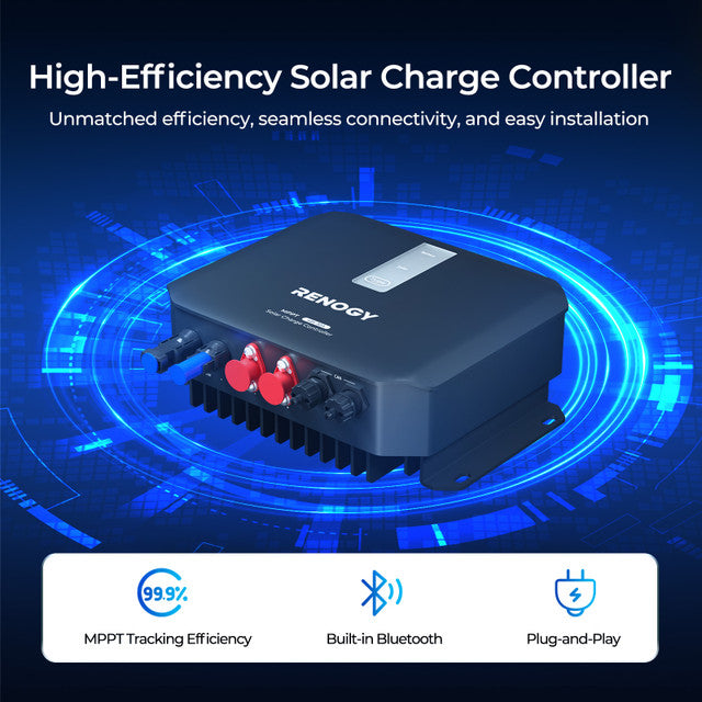 Renogy REGO 12/24/36/48V 30A MPPT Solar Charge Controller