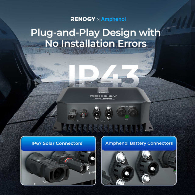 Renogy REGO 12/24/36/48V 30A MPPT Solar Charge Controller
