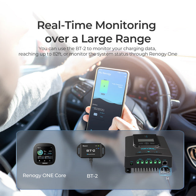 Renogy Rover Li 20 Amp MPPT Solar Charge Controller w/ Bluetooth