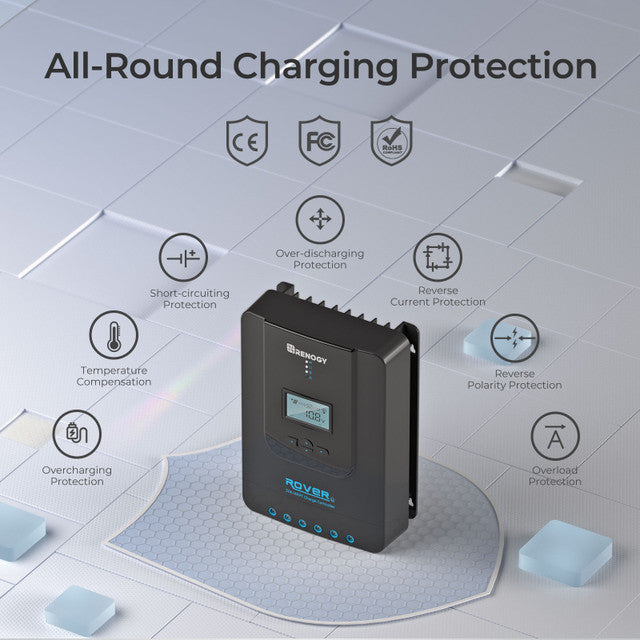 Renogy Rover Li 30A MPPT Solar Charge Controller w/ Bluetooth