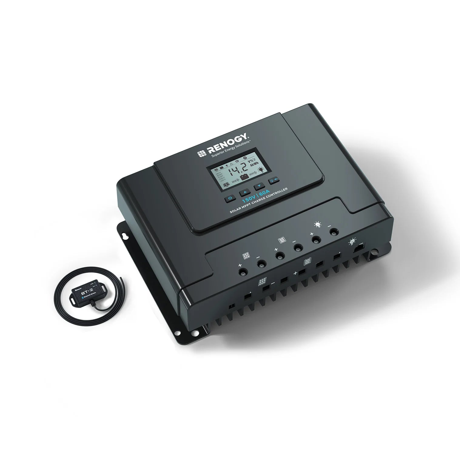 Renogy Rover Lite 12/24/36/48V 60A MPPT Solar Charge Controller w/ Bluetooth Module