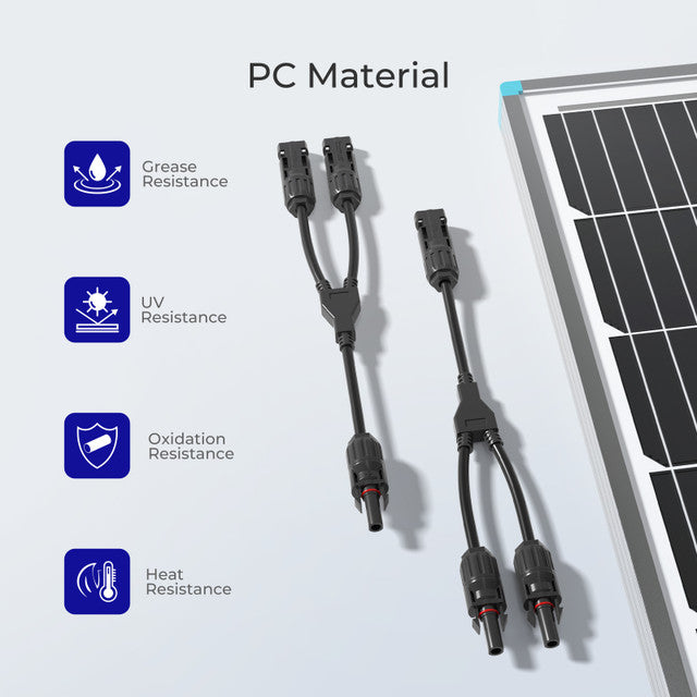 Renogy Y Branch Parallel Adapters 2 to 1