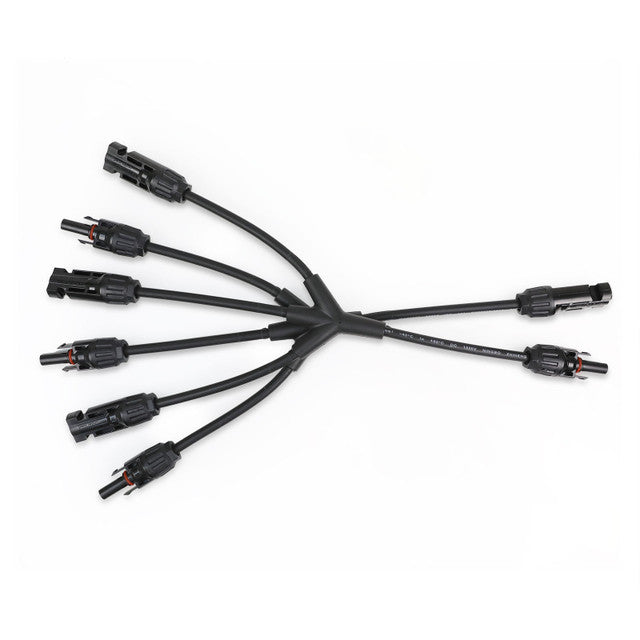 Renogy Y Branch Parallel Adapters 3 to 1