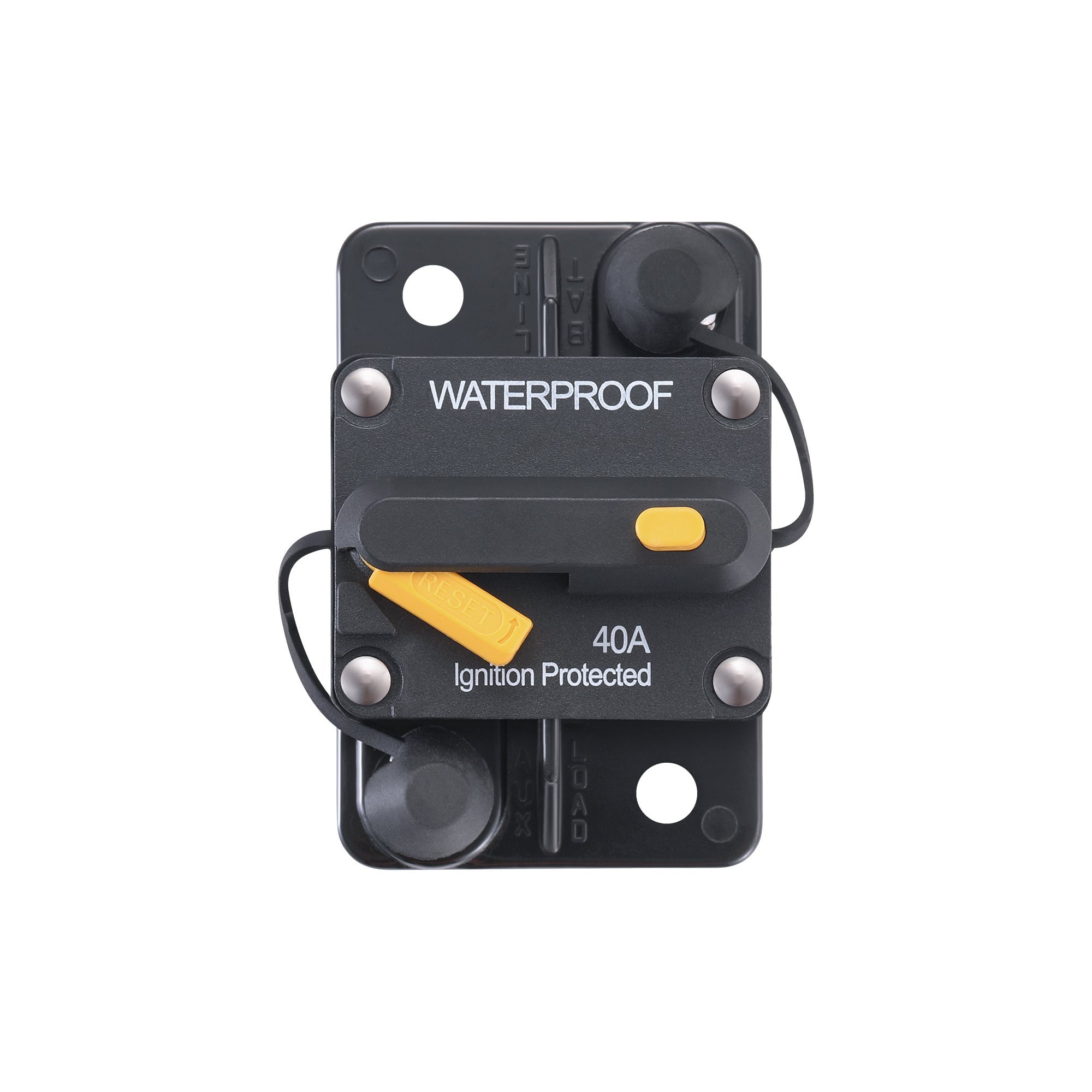 Rich Solar Single Pole Waterproof Circuit Breaker | Waterproof Thermal Type Breaker | Choose Amp: 30A, 40A, 60A, 80A, 100A, 120A, 150A, 200A, 250A