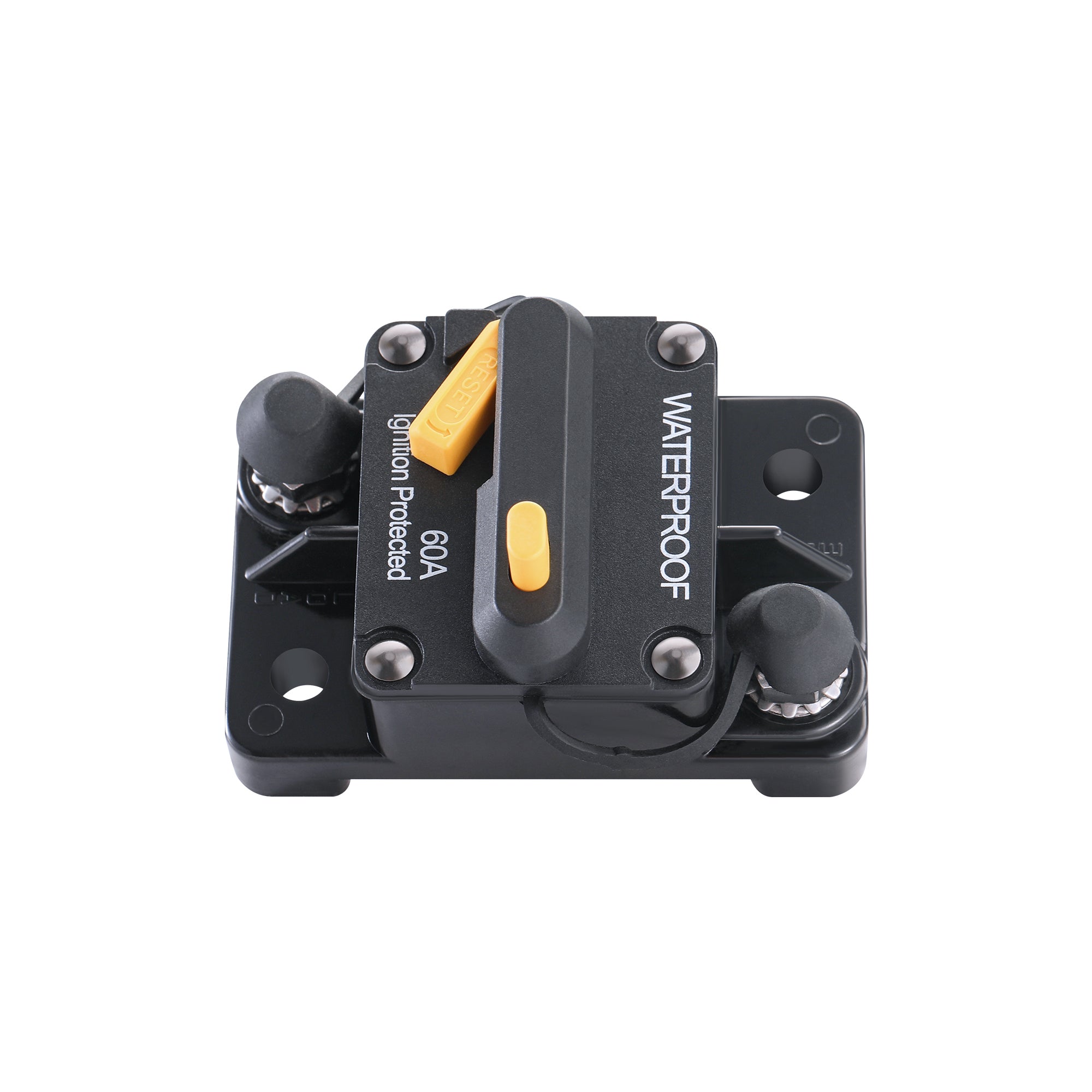 Rich Solar Single Pole Waterproof Circuit Breaker | Waterproof Thermal Type Breaker | Choose Amp: 30A, 40A, 60A, 80A, 100A, 120A, 150A, 200A, 250A