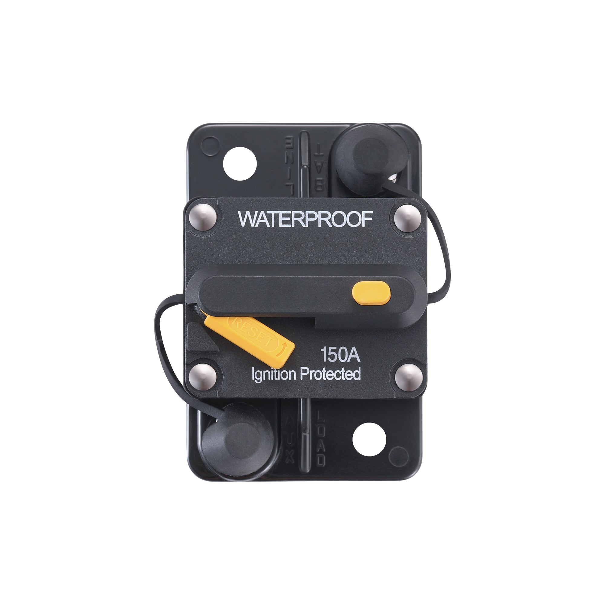 Rich Solar Single Pole Waterproof Circuit Breaker | Waterproof Thermal Type Breaker | Choose Amp: 30A, 40A, 60A, 80A, 100A, 120A, 150A, 200A, 250A
