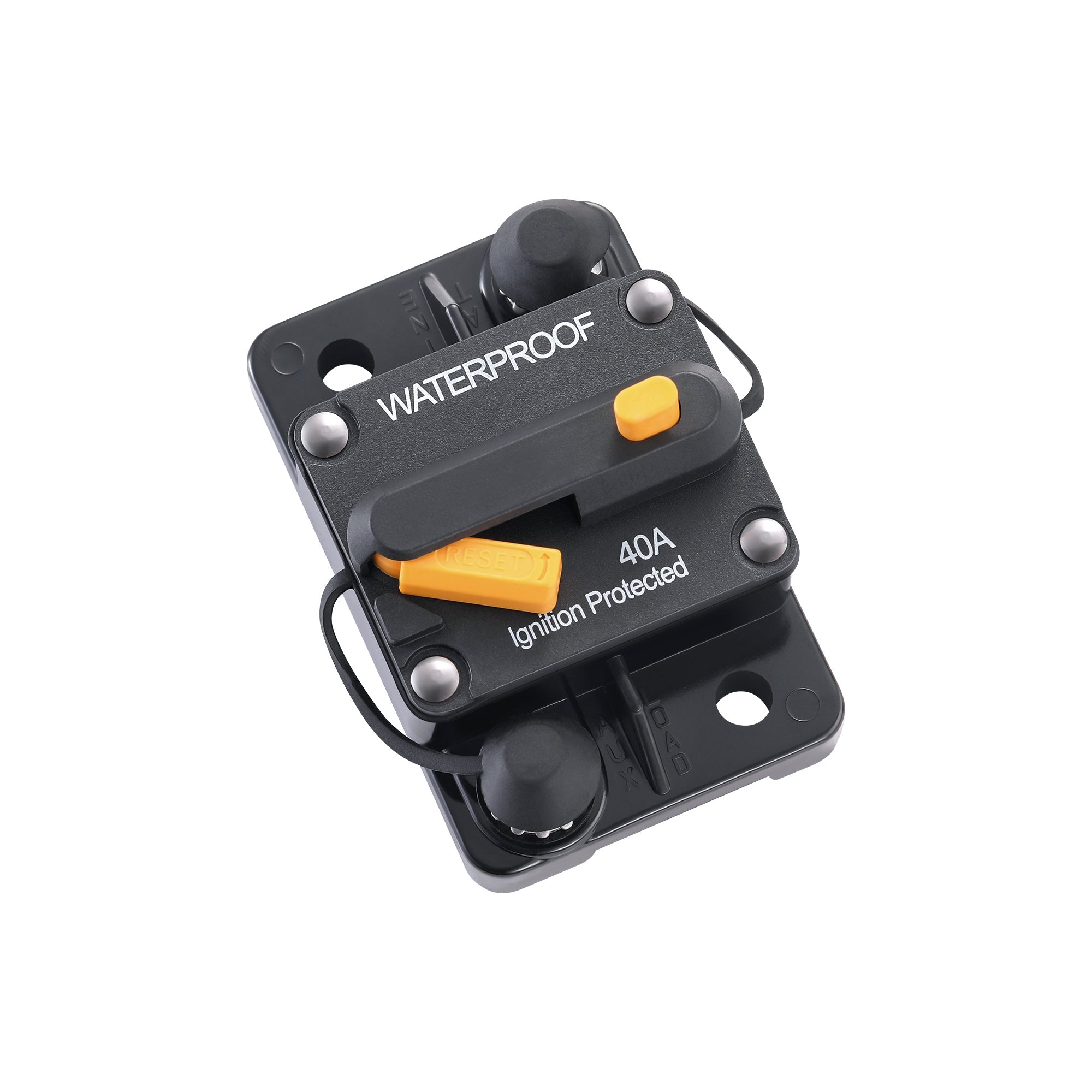 Rich Solar Single Pole Waterproof Circuit Breaker | Waterproof Thermal Type Breaker | Choose Amp: 30A, 40A, 60A, 80A, 100A, 120A, 150A, 200A, 250A