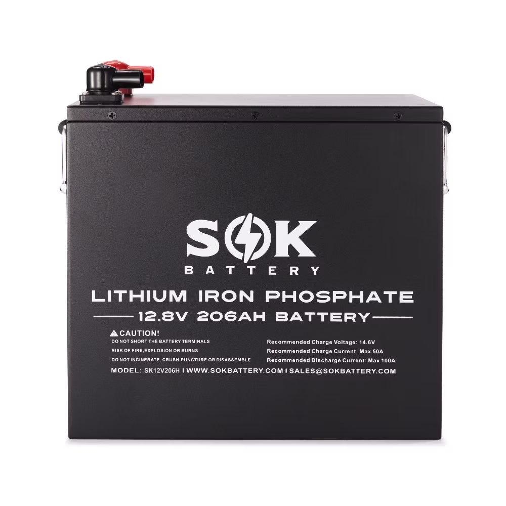SK12V206H | 12V 206Ah LiFePO4 Battery Bluetooth & Built-In Heater